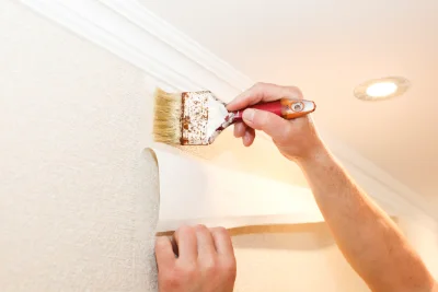 Pose de papier peint à Laàs — revêtements muraux et toiles de verre